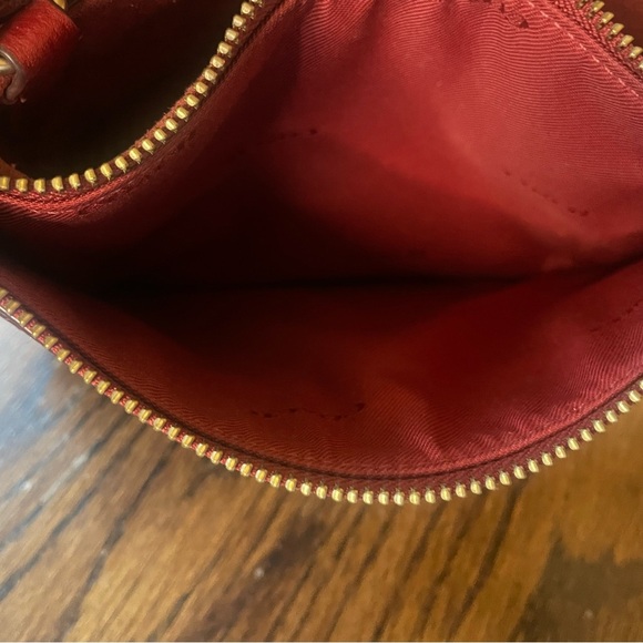 Coach Slim Turnlock Crossbody Bag in Brick Red - Picture 13 of 16